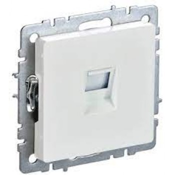 Розетка Комп.RJ45 (белая) BRITE Розетка Комп.RJ45 (белая) BRITE
