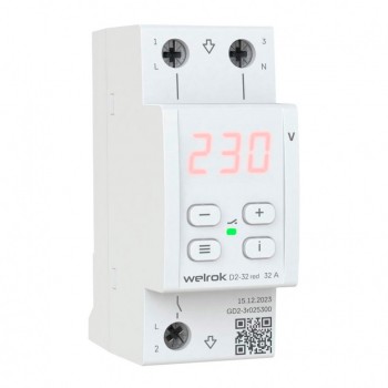 Реле напряжения WELROK D2-32 red