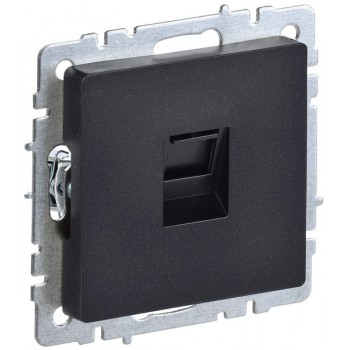 Розетка Комп.RJ45 (черная) BRITE Розетка Комп.RJ45 (черная) BRITE