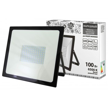 Прожектор LED СДО-8(06)-100W 6500K IP65 черный Прожектор LED СДО-8(06)-100W 6500K IP65 черный