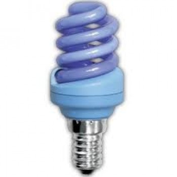 Лампа Ecola энергосбер.12W E14 синий